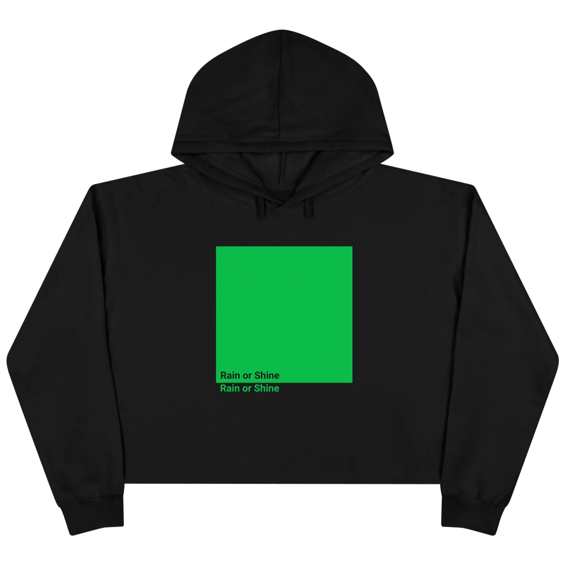 Color Box Crop Hoodie