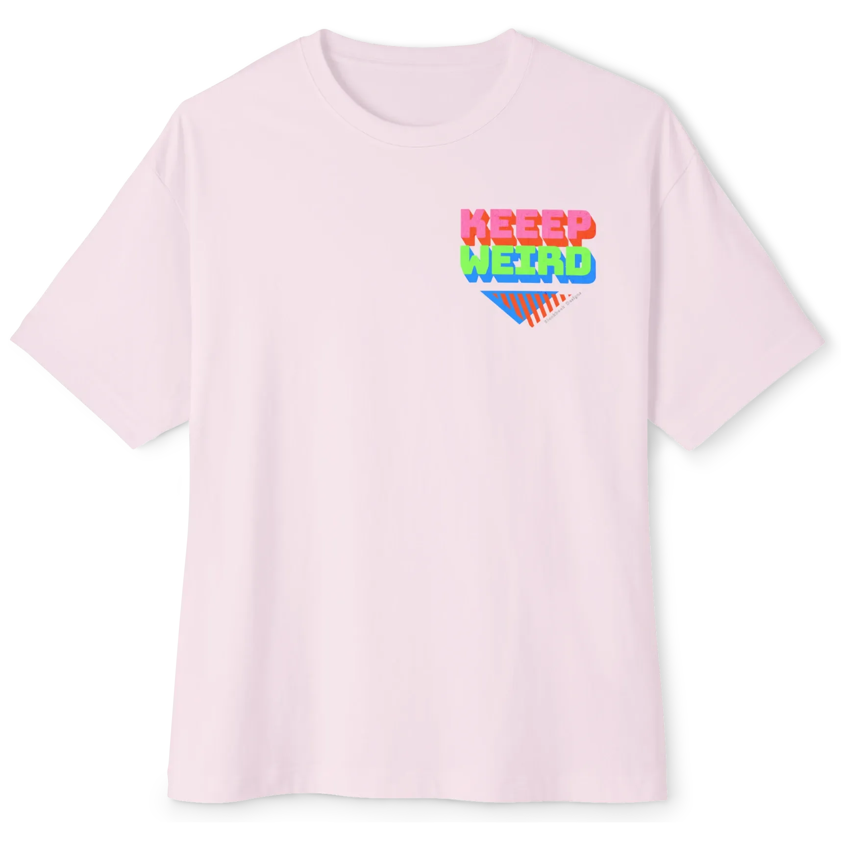 Keep Weird Tee, Soft Pink, image 1 of 4