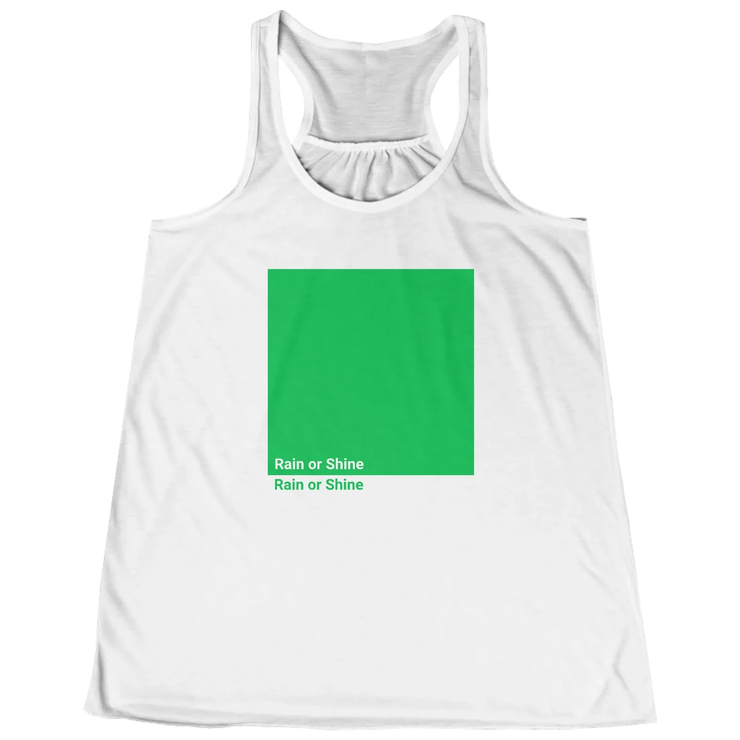 Color Box Tank, White, image 1 of 5