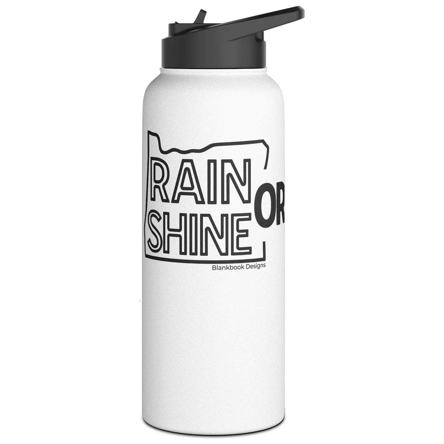 Rain or Shine Bottle, Black Print