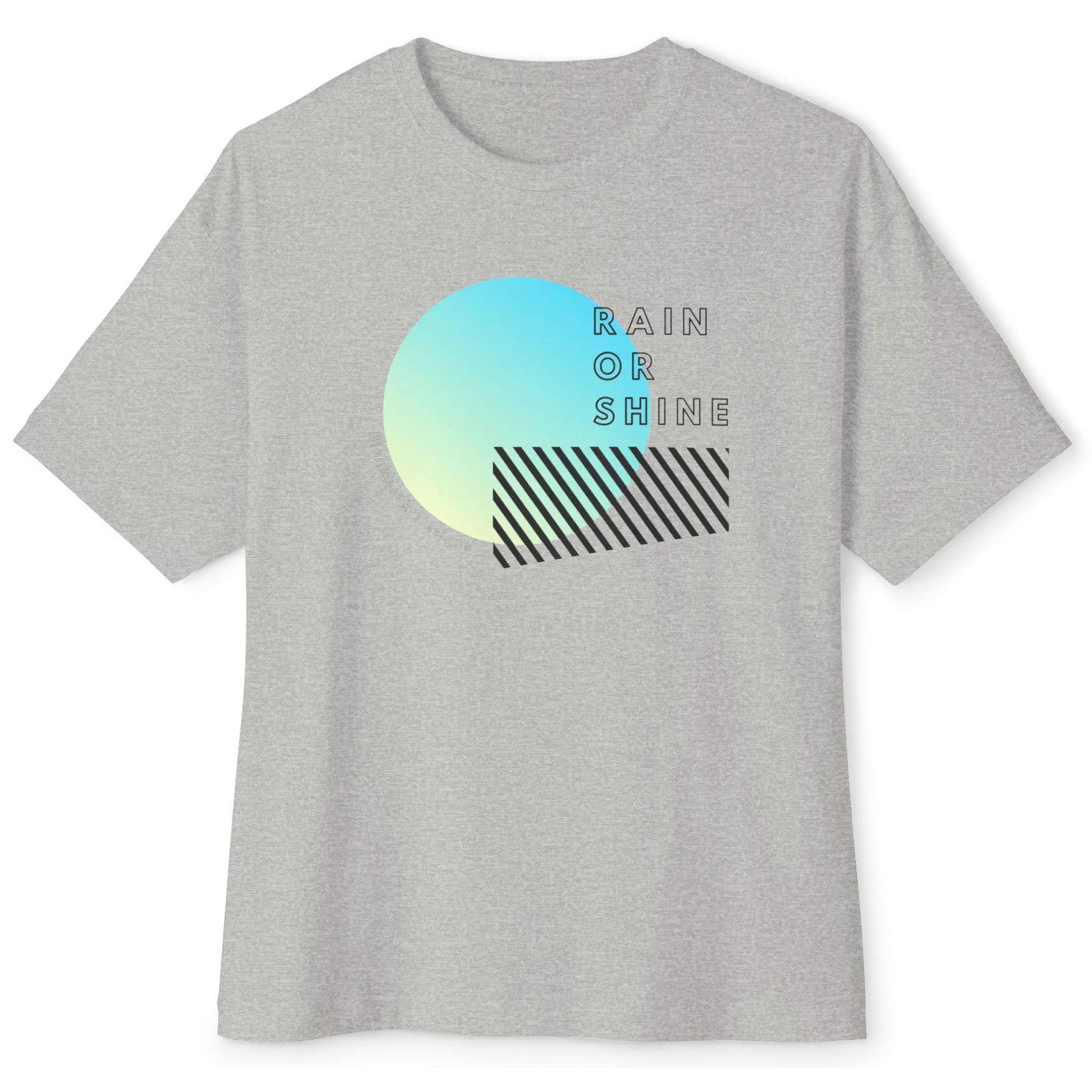 Gradient Sun Blue Tee, Athletic Heather, image 1 of 5