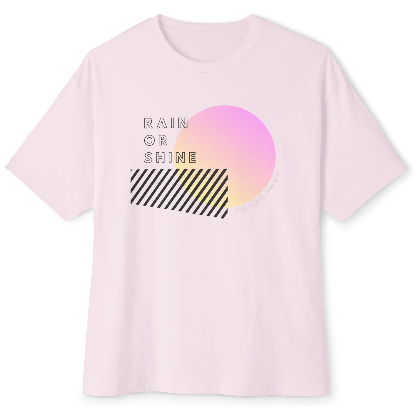Gradient Sun Pink Tee, Soft Pink, image 1 of 3