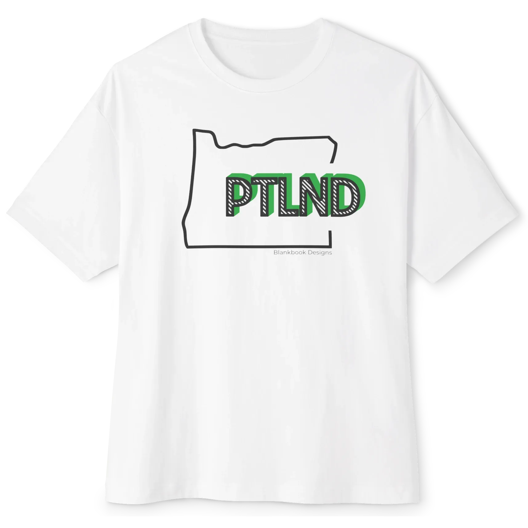 PTLND Tee, Green Shadow