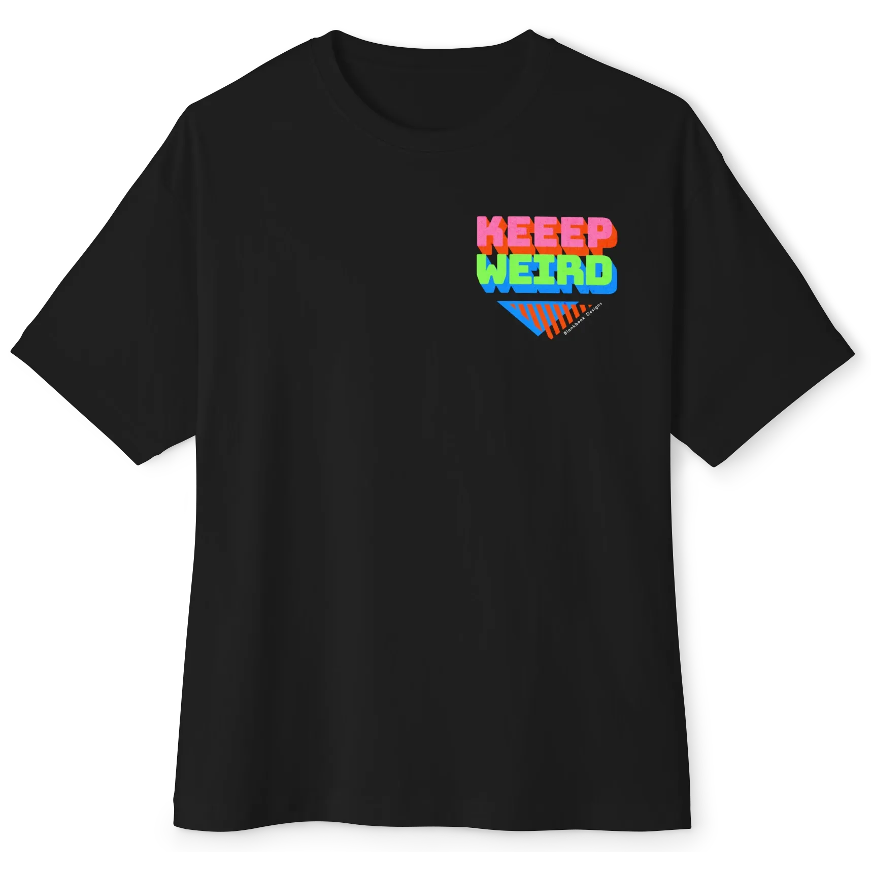 Keep Weird Tee, Black, image 1 of 3