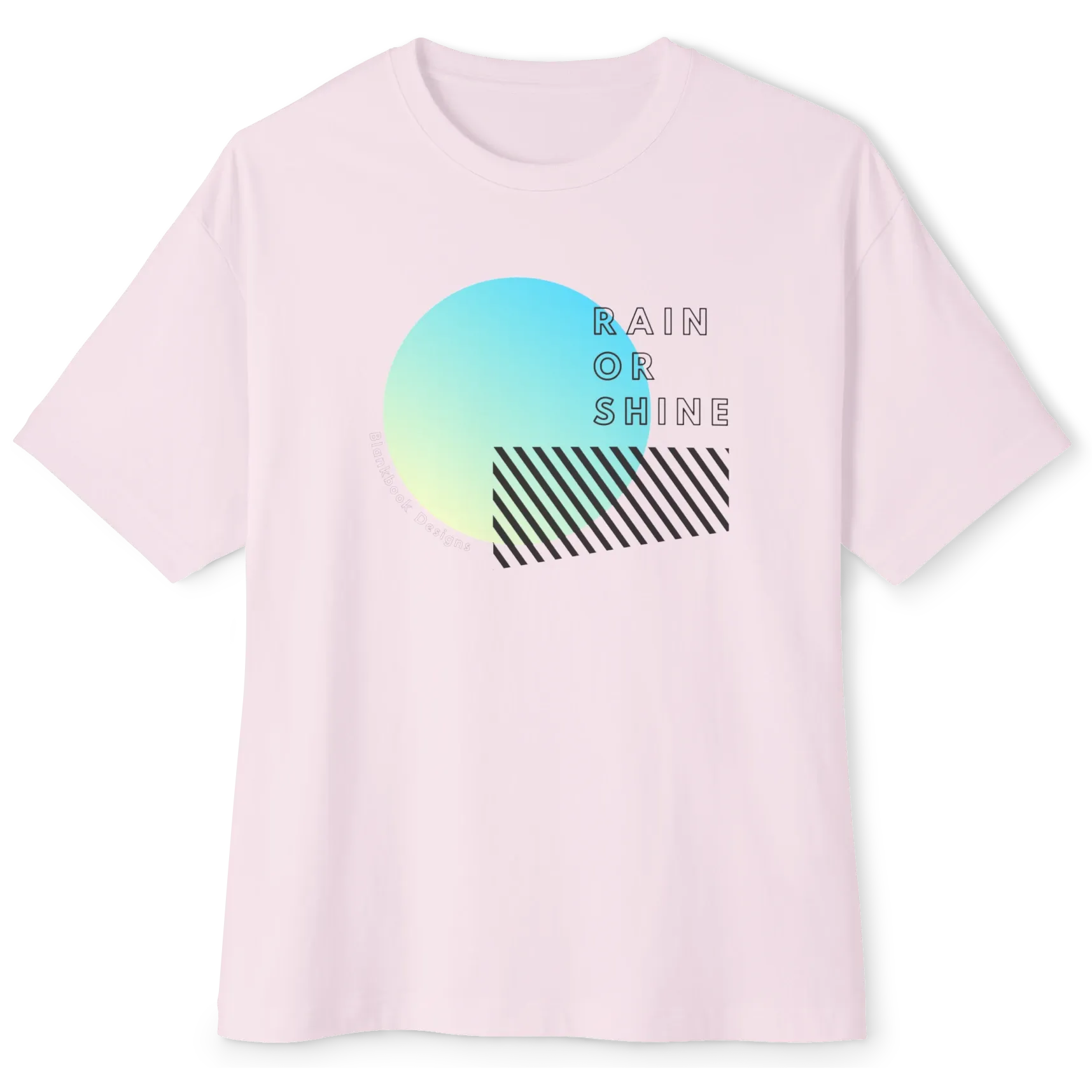 Gradient Sun Blue Tee, Soft Pink, image 1 of 5