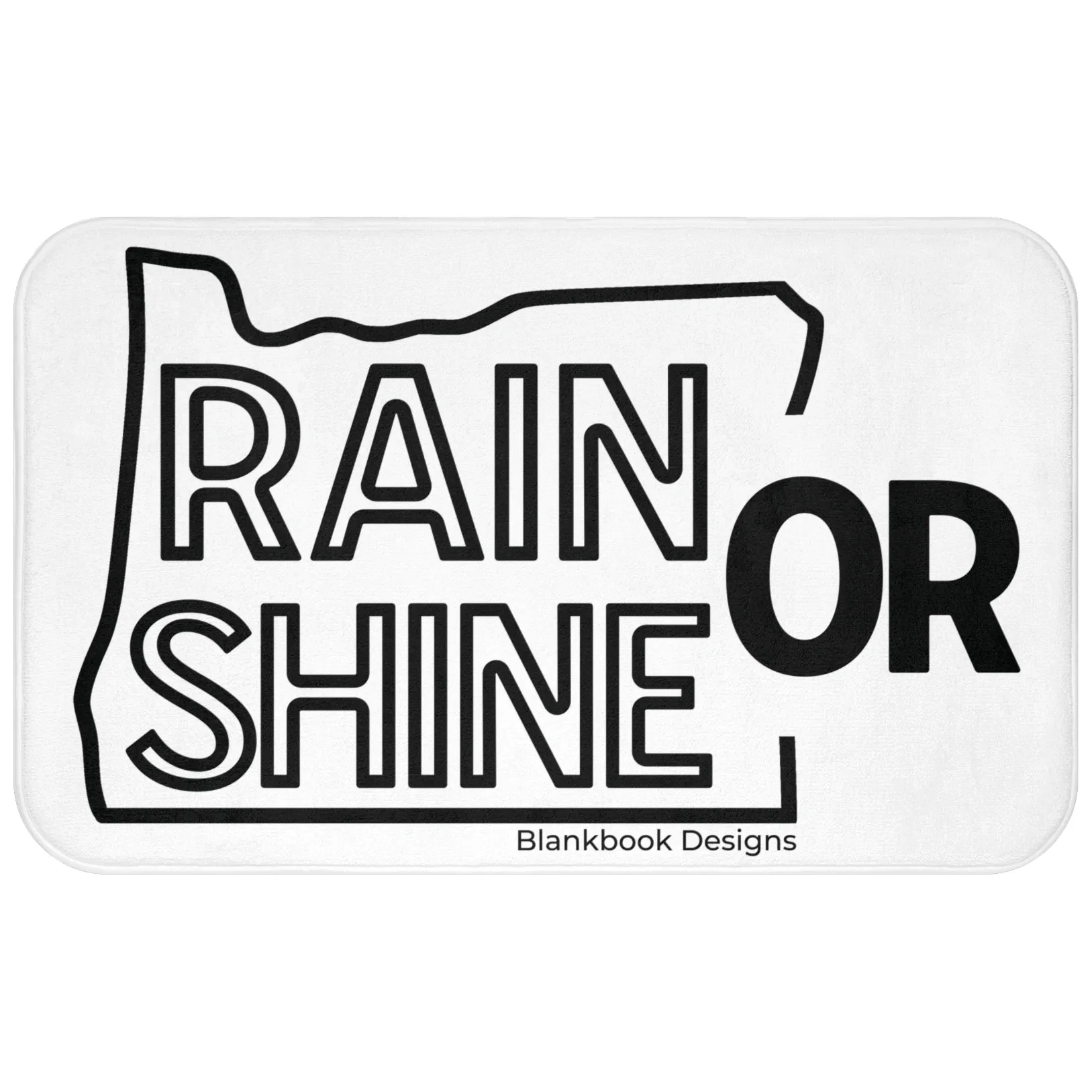 Rain or Shine Bath Mat