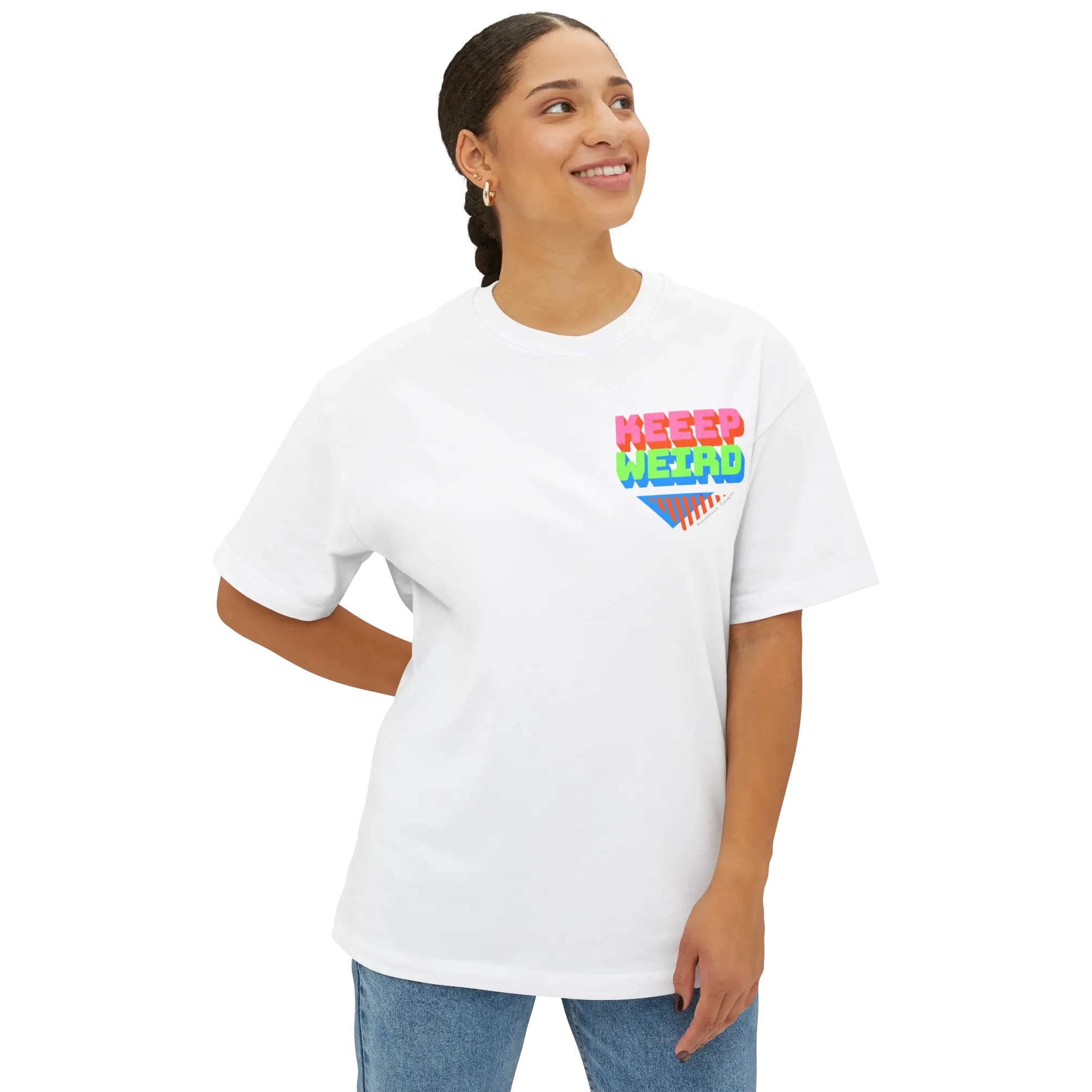 Keep Weird Tee, White, image 2 of 4
