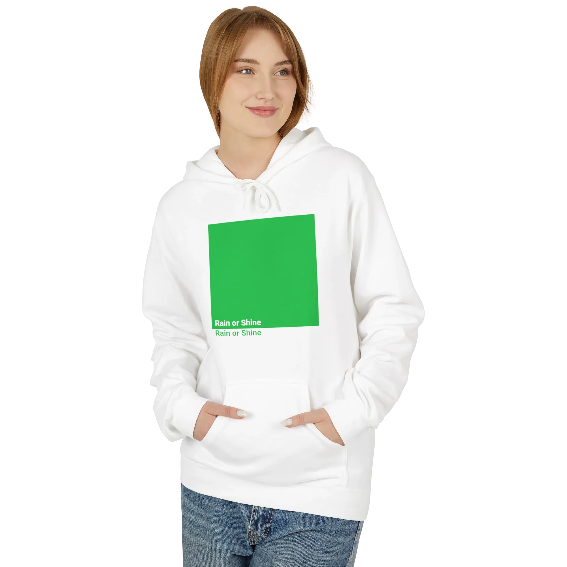 Color Box Hoodie, White, image 2 of 3