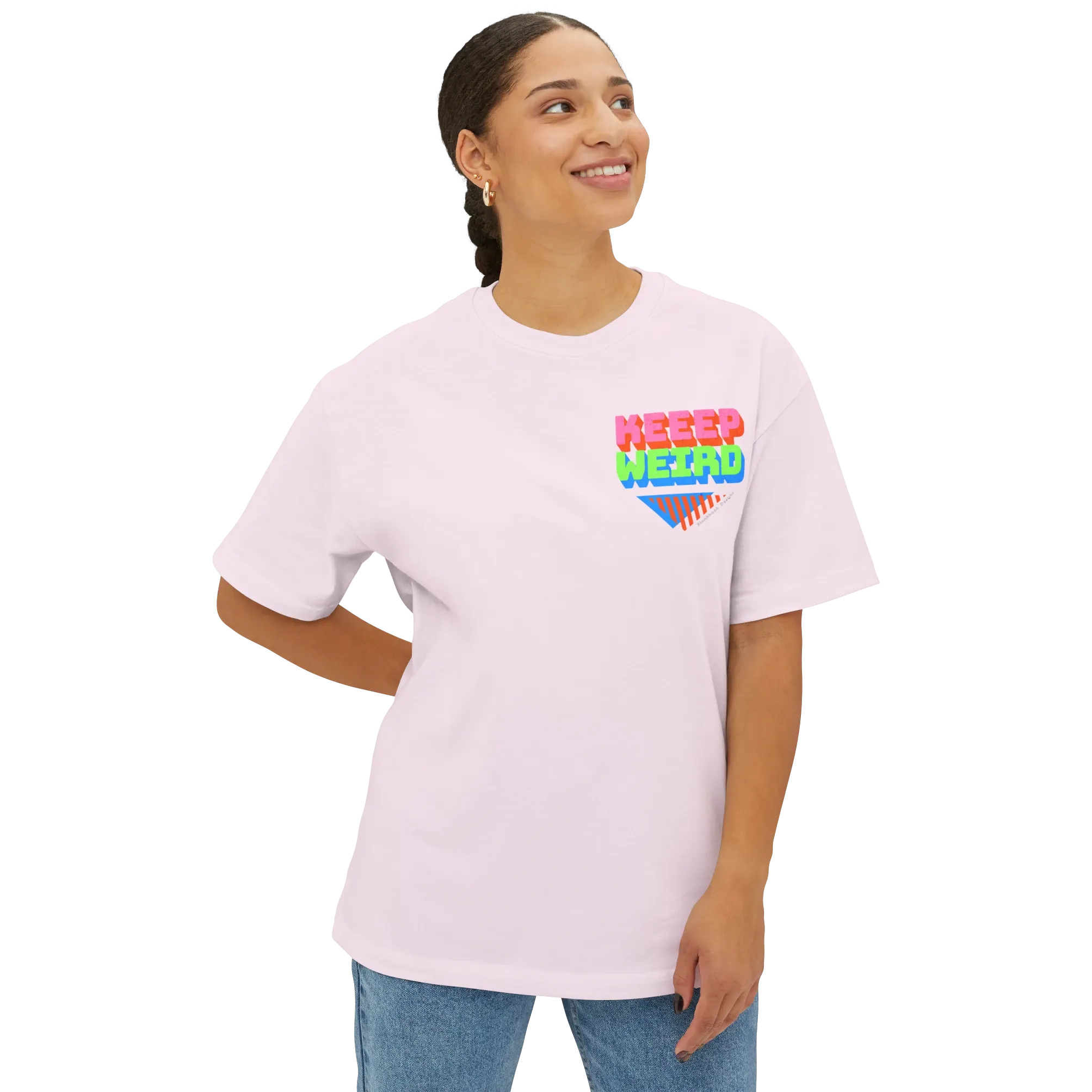 Keep Weird Tee, Soft Pink, image 2 of 4