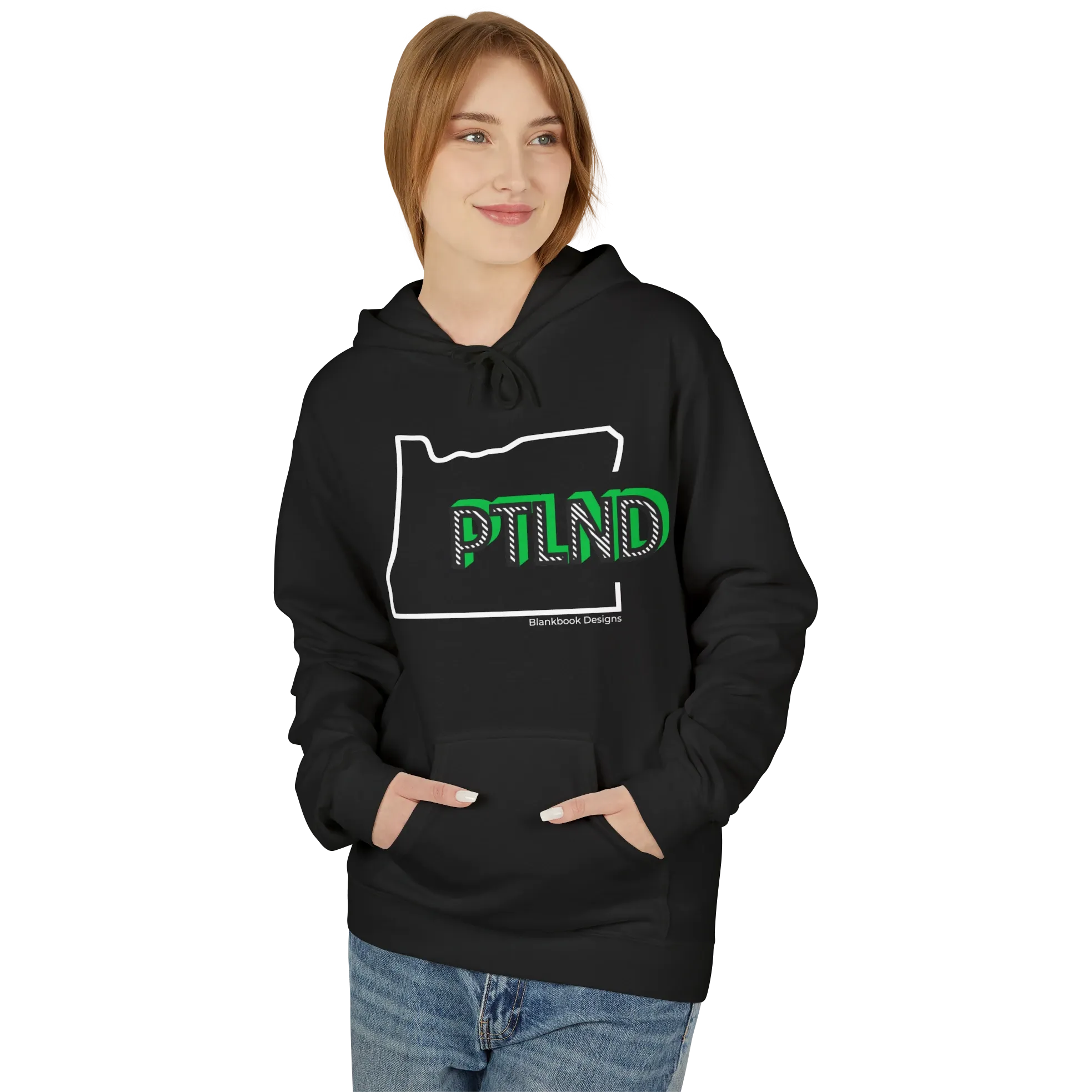 PTLND Hoodie, Black, image 2 of 3
