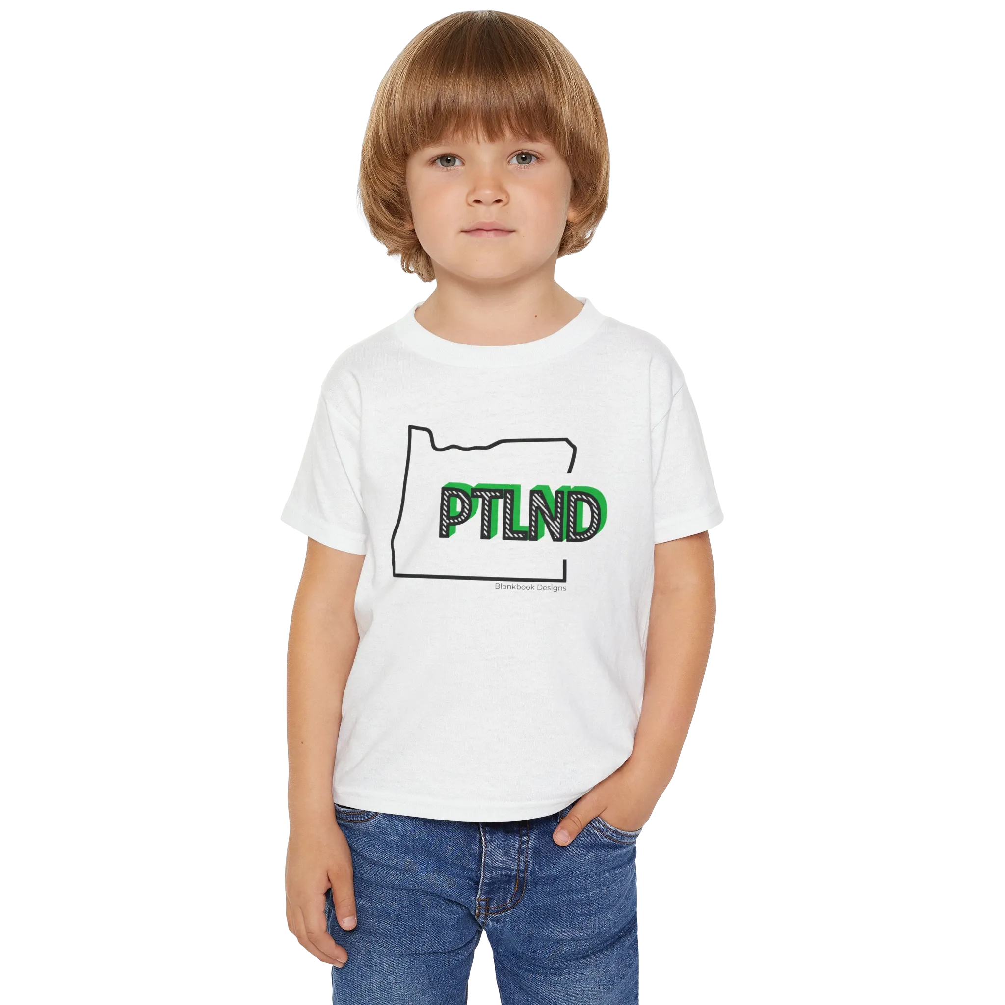 PTLND Toddler Tee, White, image 2 of 3