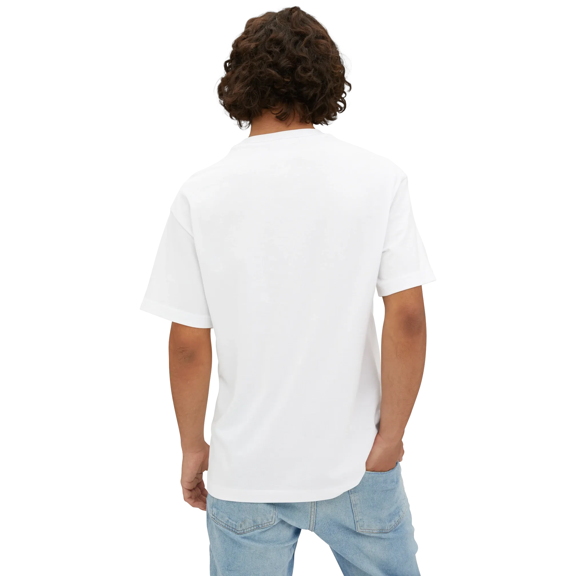 Gradient Sun Pink Tee, White, image 3 of 4