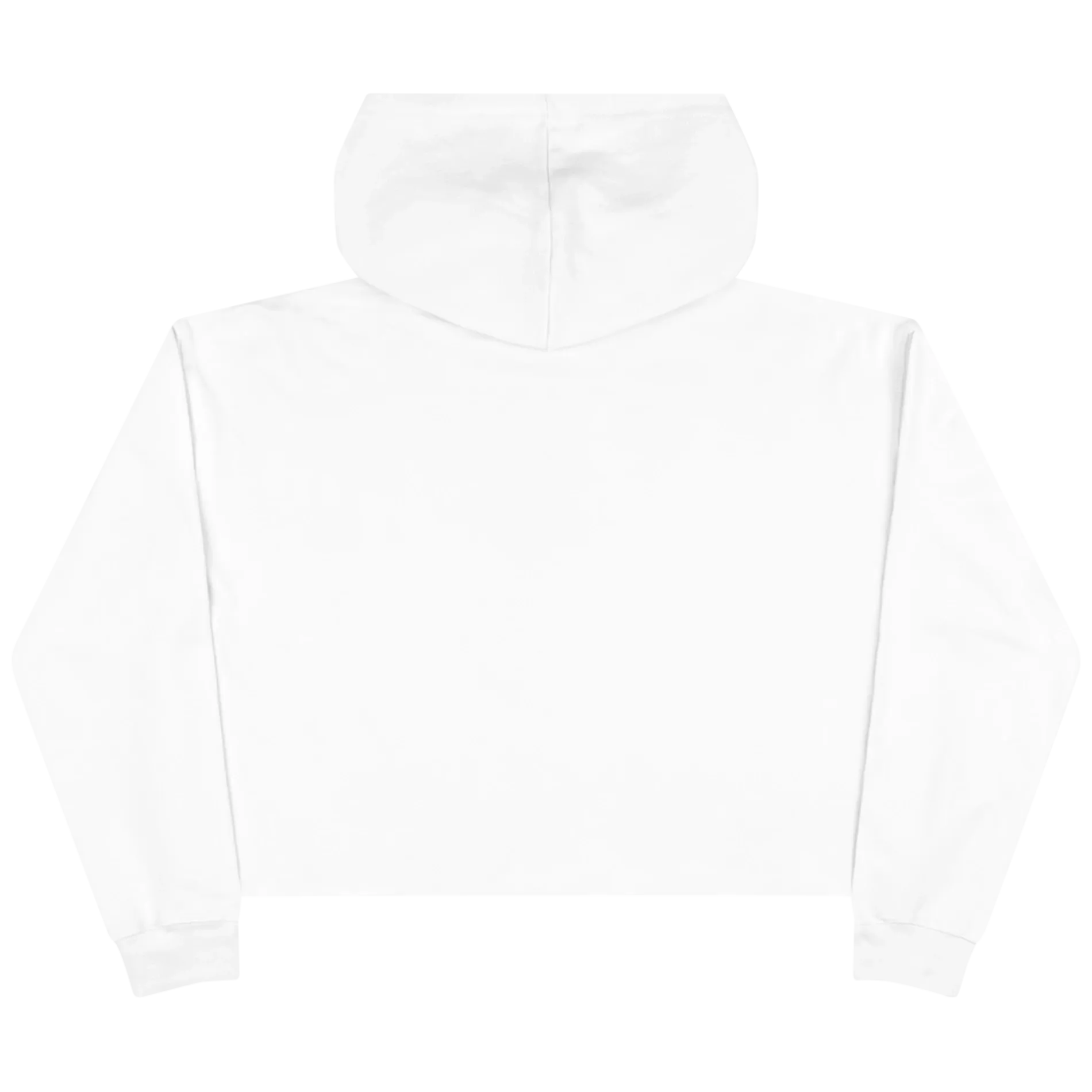 Color Box Crop Hoodie, White, image 2 of 2