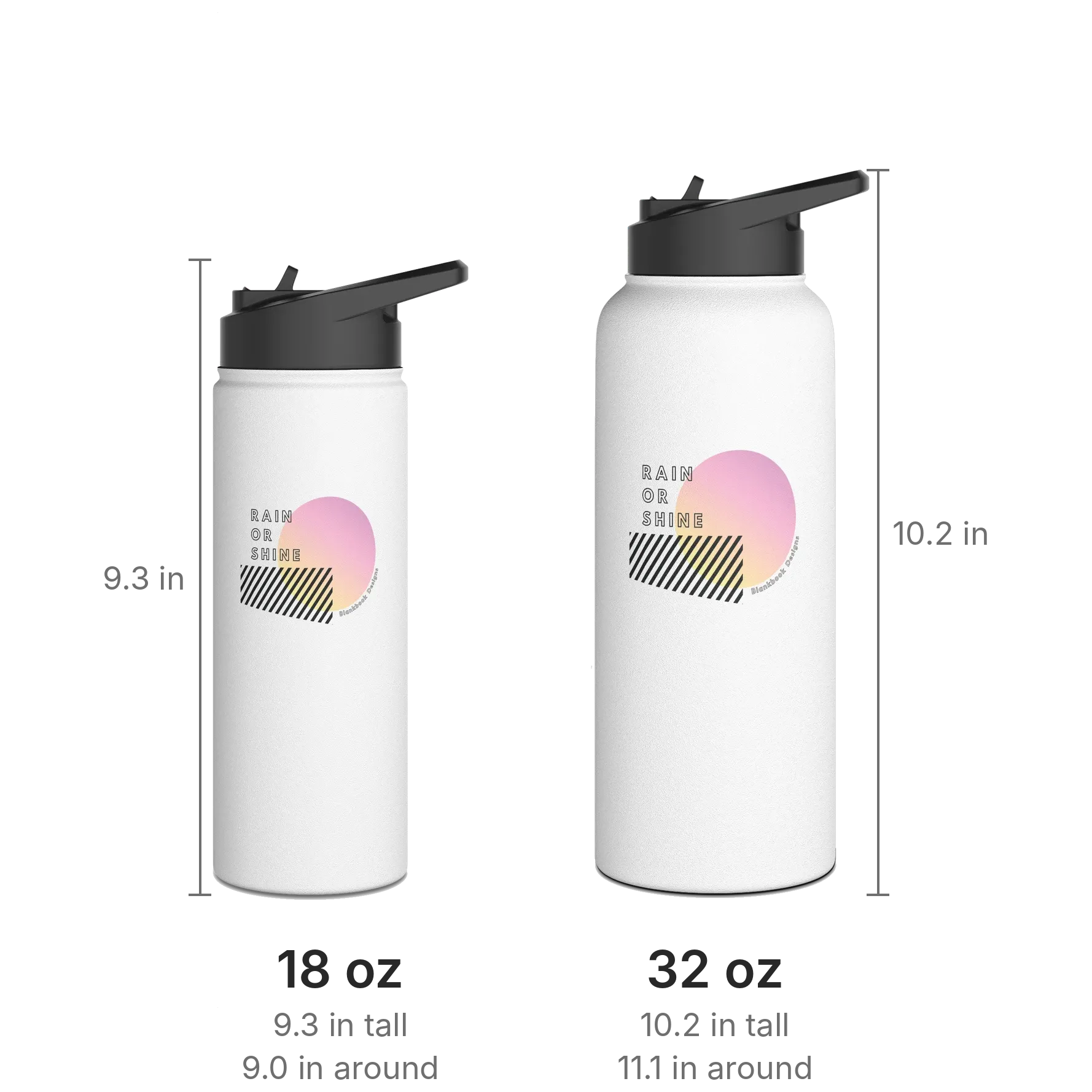 Gradient Sun Pink Bottle, 32oz, image 4 of 4