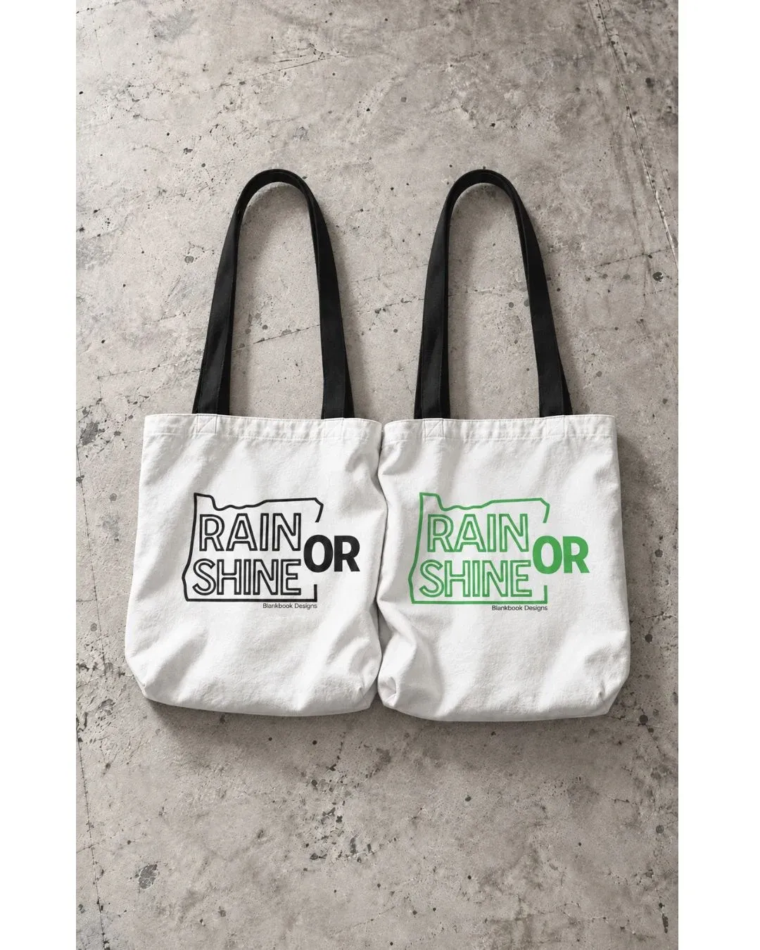 Rain or Shine Tote, Black Print, Black, image 4 of 4