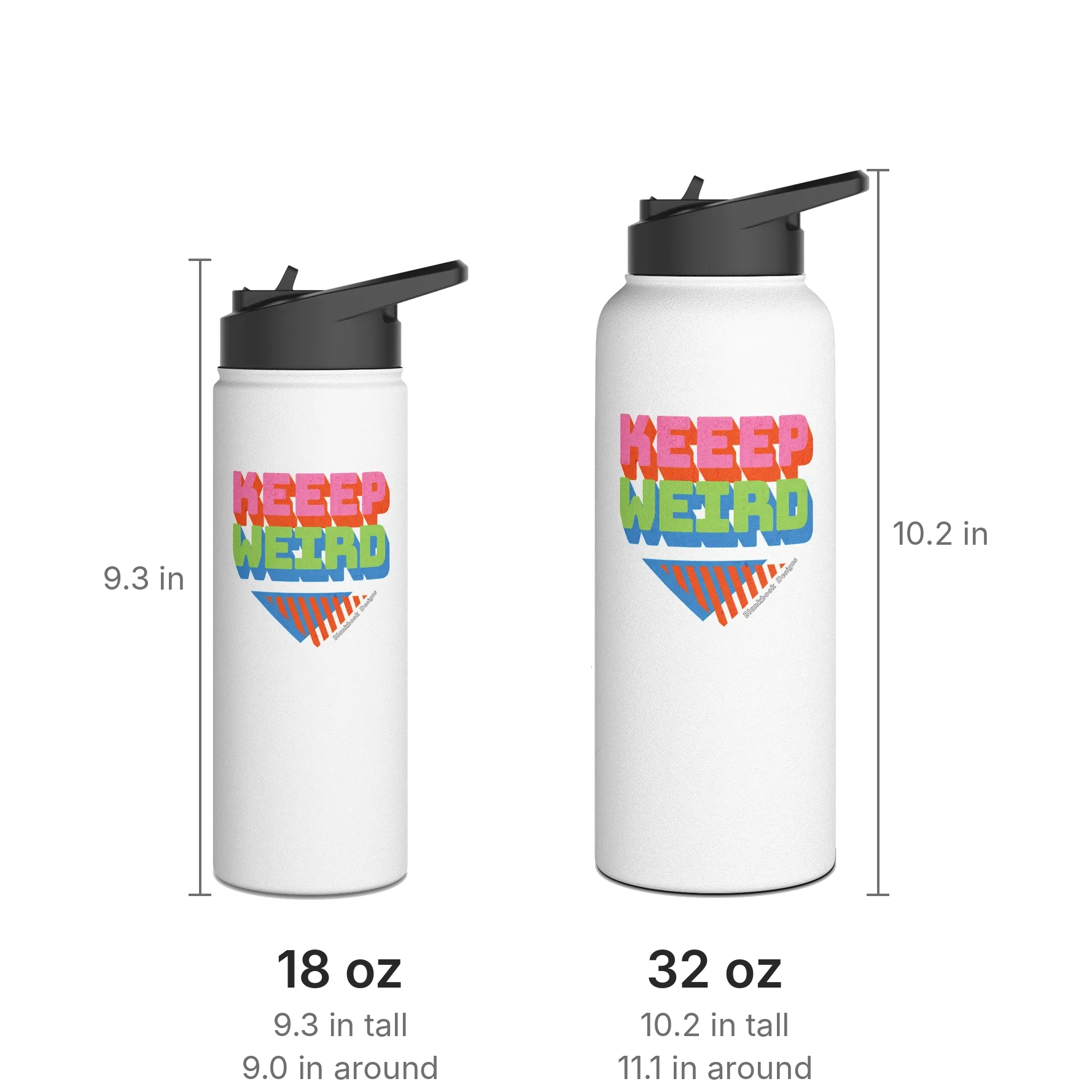 Keep Weird Bottle, 32oz, image 4 of 4