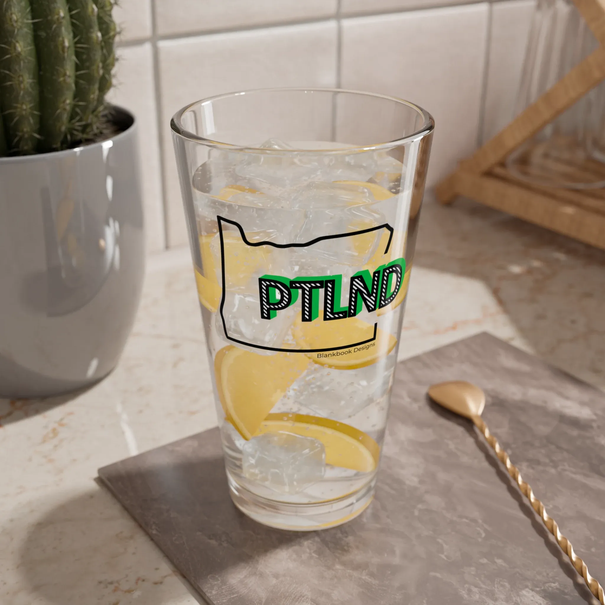 PTLND Pint Glass, image 3 of 3