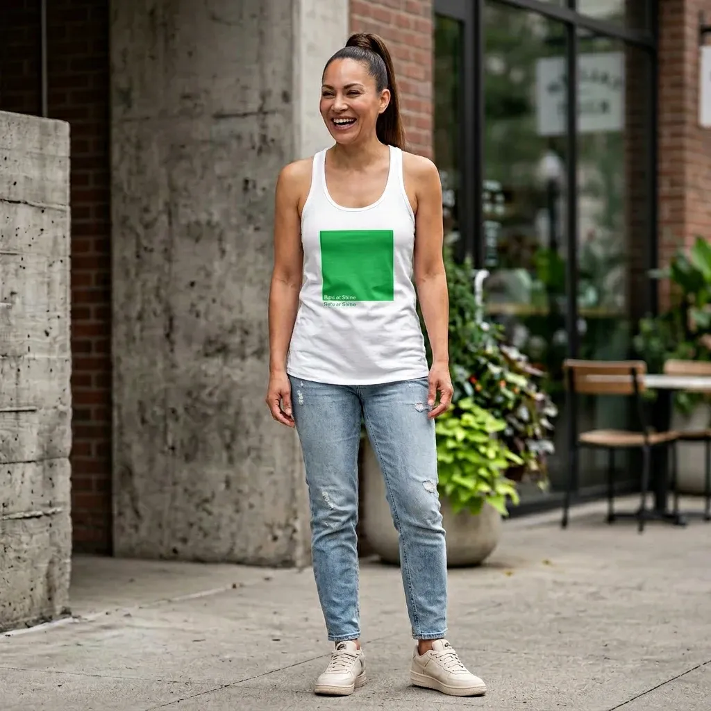 Color Box Tank, Athletic Heather, image 5 of 5